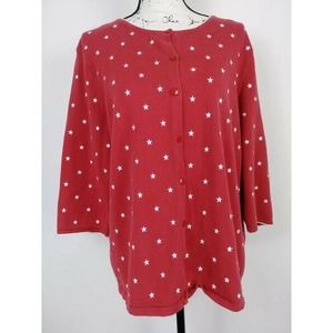 C.J BANKS Womens sweater size 1x red